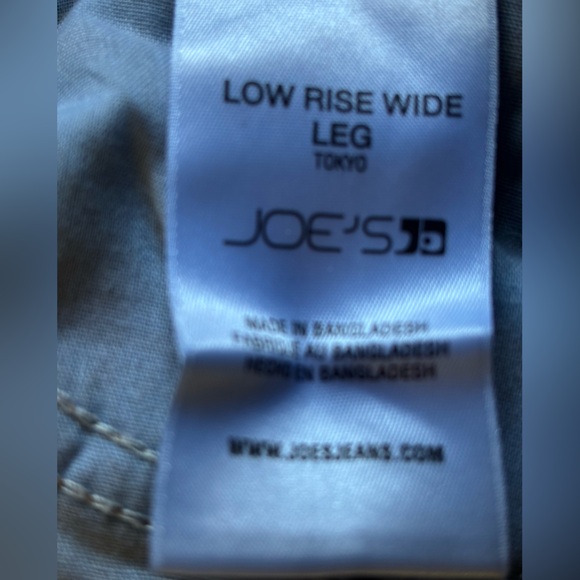 JOE’S Low Rise wide Blue Denim Jeans - Picture 3 of 10